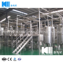 Automatic Aseptic Soda Beer Sparkling Energy Drinks CSD Carbonated Soft Drinks Making Beverage Processing Mixing Plant Machine Equipments